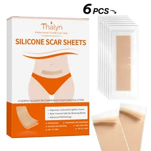 Advanced Silicone Scar Cover Patch, Suitable for All Ages, Skin Imperfection Concealer, 6 Patches Per Pack, High-Quality Material