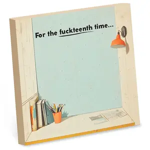 For the Fuckteenth Time - Sticky Note Pad