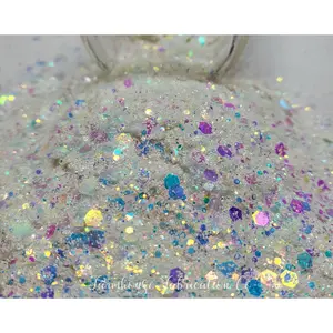 "22 a Day" Custom Mix / Polyester Glitter / Tumbler Glitter / White Glitter