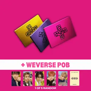 TXT – 8th Mini Album 7TH YEAR [Standard Ver.] + Weverse Global POB Bundle | Official K-Pop CD Album | HUNGER / TENSION / ANXIETY or SET | 88p Photobook + Unit Photocard + Selfie Photocard A + Photo Pin Button
