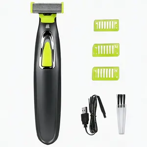 Men's Electric Shaver Body Hair Trimmer, Full Body Use, Private Area Safe Trim, Pain-Free Silent, Multi-Setting, Ideal Birthday Gift for Him, USB Rechargeable Trimmer