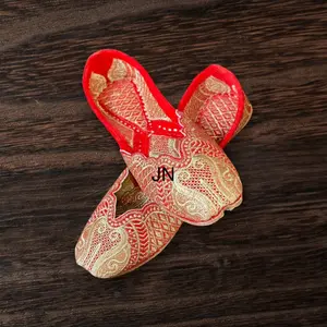 Traditional Handmade  Punjabi Jutti Flat Footwear Women Flatform