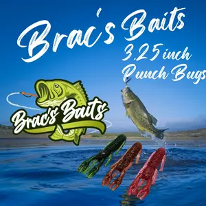Brac's Baits: 3.25 inch Punch Bug 8pk - Fishing Lure Pack