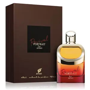 Afnan Revival Portrait Eau De Parfum 100ml 3.4 fl oz - Intense Scent with Cinnamon Honey Saffron & Incense Notes