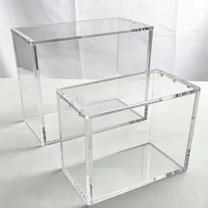 Clear Acrylic ETB & Booster Card Storage Box,Portable ETB Booster Card Storage Case,Dustproof Anime Toploader Cards Display Box,Transparent Acrylic Trading Card Box,Desktop Anime Card Display Box,Must-Have ETB Storage,TikTok Viral Trading Card Display