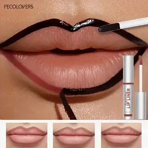 Matte Peel Off Lip Liner Pencil Lip Crayon Dye Liquid Lipstick Waterproof Long Lasting Tear-Off Lip Gloss Makeup Tattoo Mask Lip Gloss Cosmetics