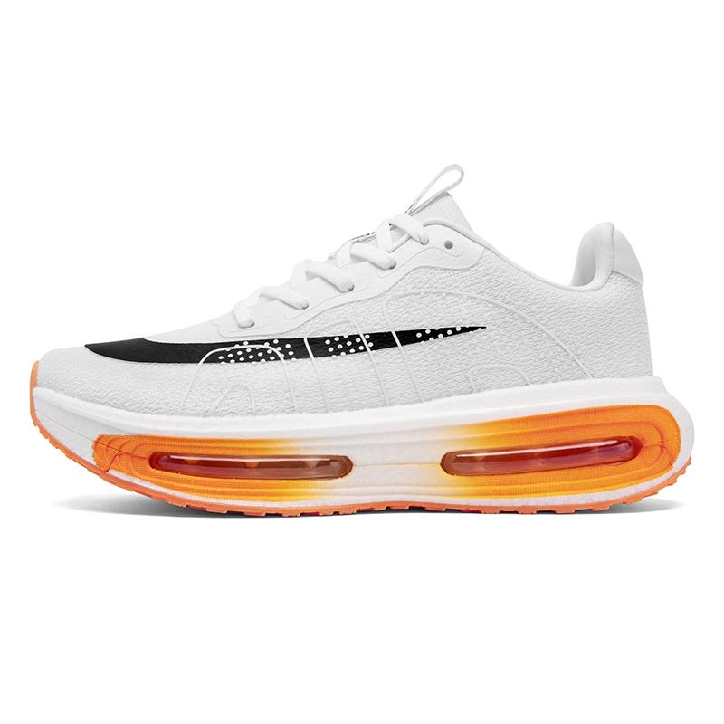 New Air Cushion Couple Running Shoes for Men Women Gore-Tex Technology Comfortable Stylish Design Neon Yellow & Black Shoes with Air Cushion Technology for Daily Wear or Light Activities air cushion sole