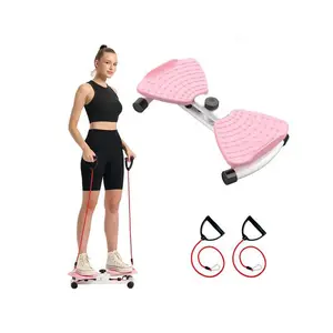 Women's Core Workout Fitness Equipment, Foldable Ab Board Waist Twister, Portable Waist Shaper, Ideal for Aerobic Exercises, Summer Energy Booster