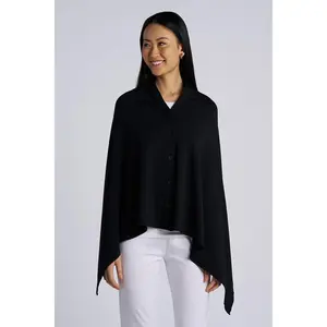 Women's Revilla Button-Up Convertible Wrap | Black