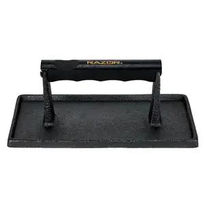 Razor Rectangle Cast Iron Meat Press