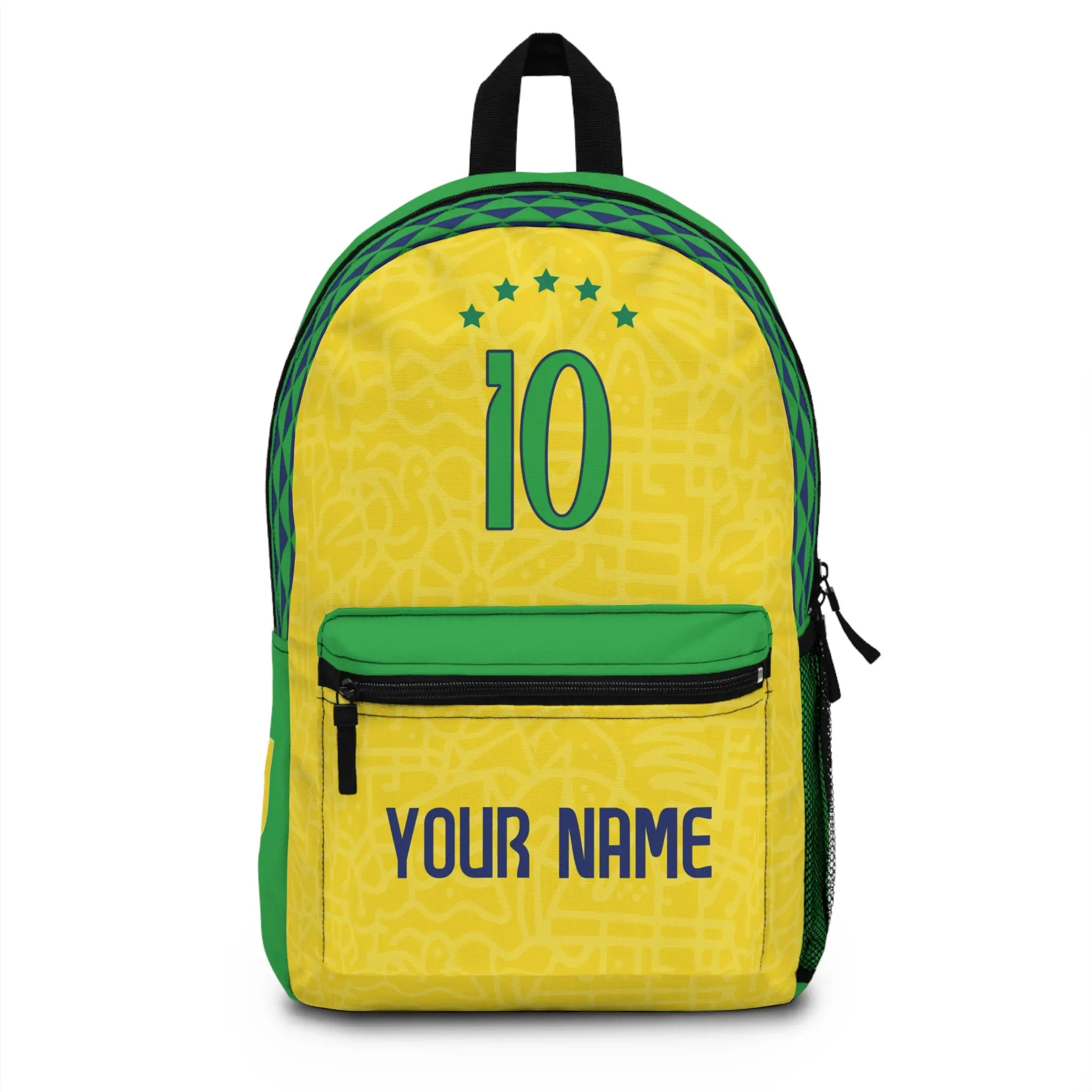 Brazil National Soccer Team Backpack - Personalized Canarinho Edition