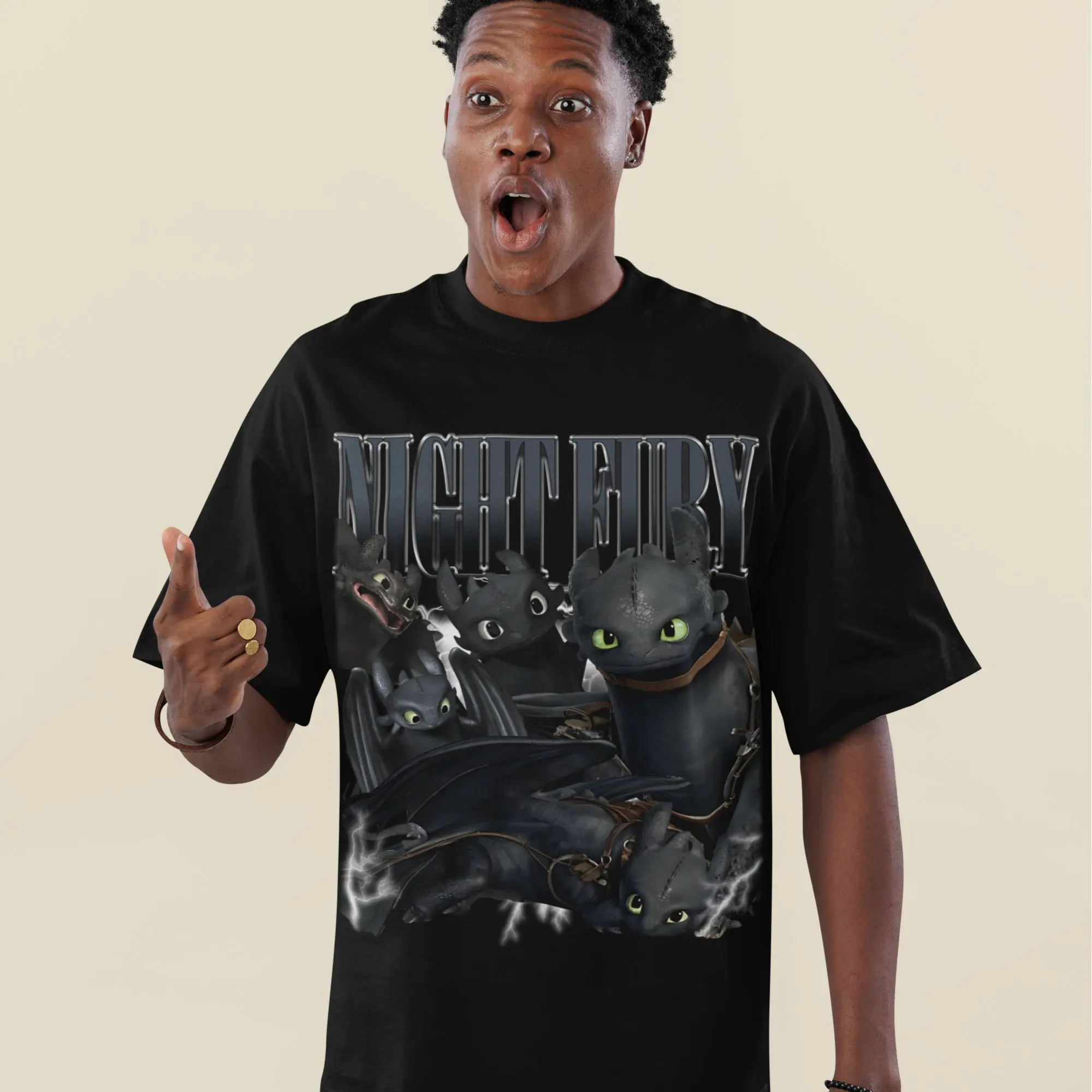 Limited Night Fury Shirt, HTTYD Tee, Vintage T-Shirt, Gift For Women and Man Unisex T-Shirt