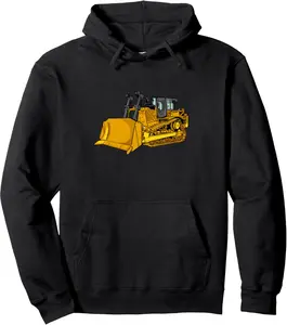 Caterpillar Machinist Fan Dozer Construction Machine Driver Bulldozer Pullover Hoodie