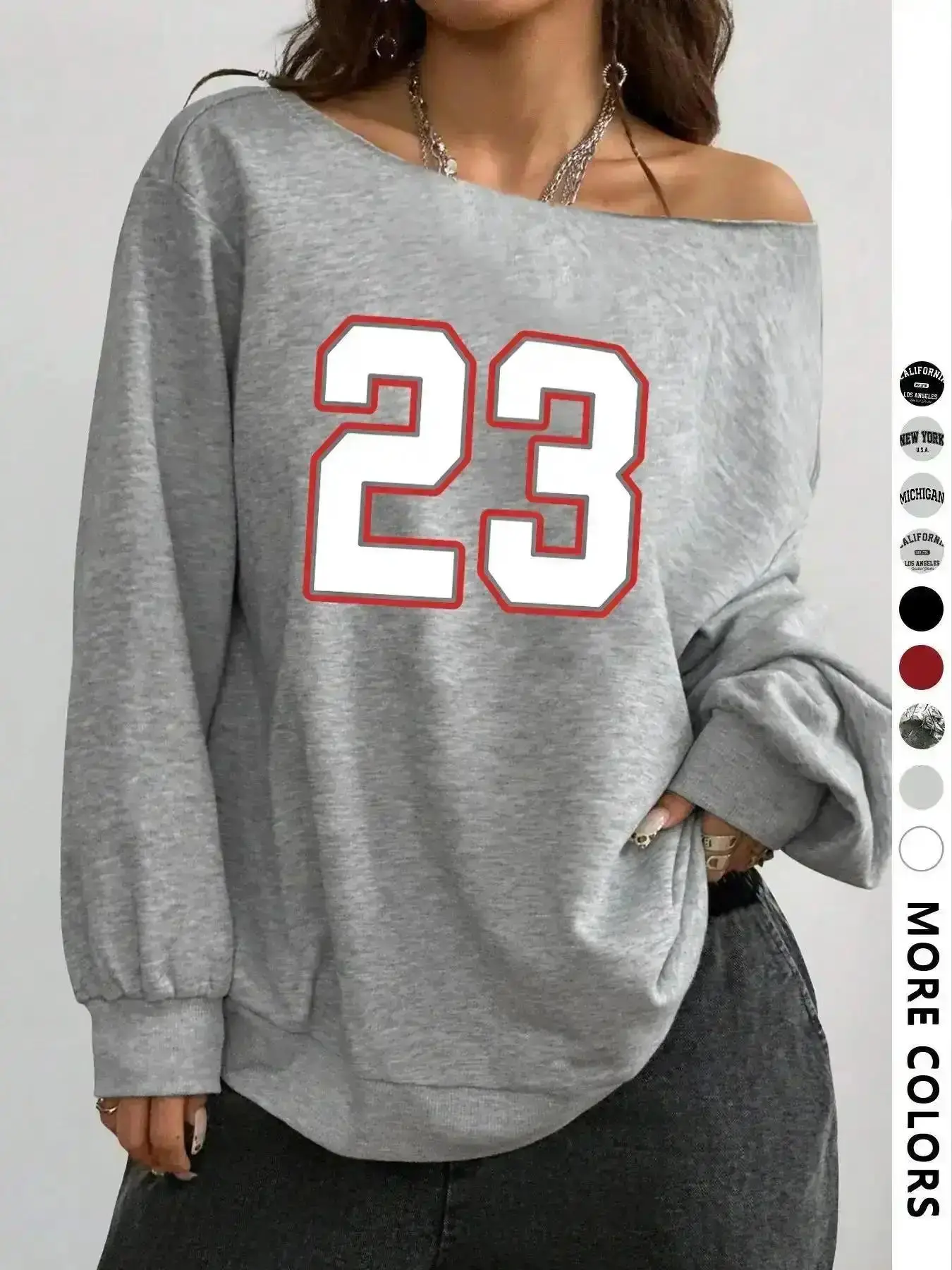 Turtleneck Winter Sweater, Off Shoulder Fitted Sweatshirt, Casual Chic Streetwear Street Fashion Long Sleeve Pullover for Daily Wear, Ladies Summer Clothes, Outerwear, Trendy, Versatile, Comfort, Style, Essential