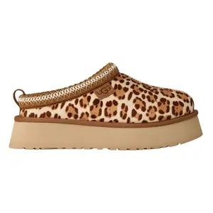 UGG Tazz Plains Slipper Chestnut Felicity Leopard Jasmine Women's Platform Sneaker 1177890-FDJ Authentic Original Animal Print Cozy Warm Winter Comfortable Everydaywear Slip-on Shoe for Girls