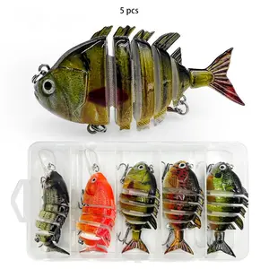 Lure Long Cast Fishing Lure, Artificial Lures, Universal Water Use, S-Shaped Swimming Motion, Multi-Section Body, Essential Outdoor Fishing Gear, Men's Fishing Equipment, Fishing Lure Kit