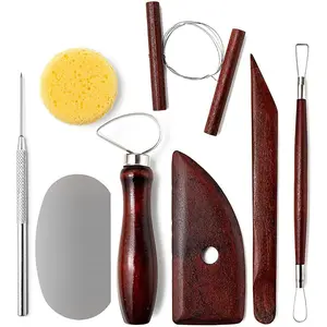 8- Clay Sculpting Tools Set  for Polymer Air Dry Modeling Clay Beginners & Professionals Ideal for DIY Pottery & Ceramics Tools for Clay Sculpey Sculpting & Crafting