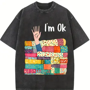 Funny Sewing Sweatshirt, I’m OK Buried in Fabric, Sewing Lover Gift, Quilting Sweatshirt, Needle Worker, Seamstress Shirt, Shirt For Quilter