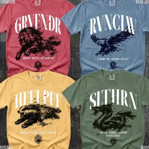 Wizard House Shirt, Fantasy House Aesthetic Shirt, Magic School Inspired Unisex T Shirt, Universal Vacation Apparel Gift 1UHIR