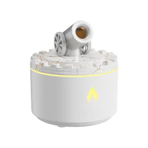 Creative USB Desktop Cannon Shaped Aroma Diffuser Mini Volcano Mist Humidifier for Home Use