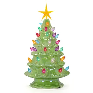 Pearl Green Ceramic Christmas Tree - Medium