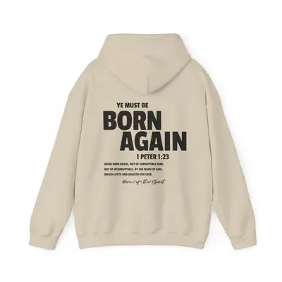 Brown Ye Must Be Born Again Hoodie TikTok Shop