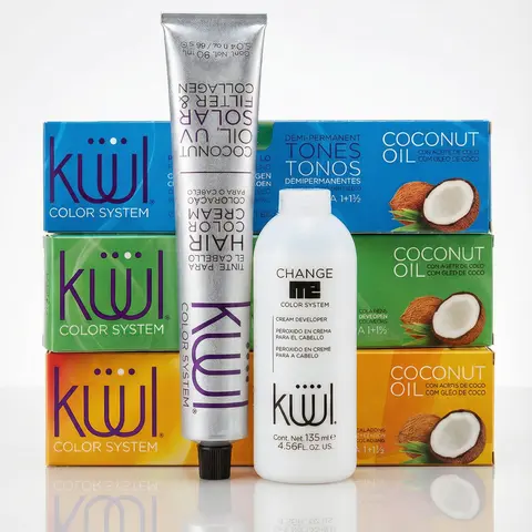 Salon-Quality Permanent Hair Dye Set - 6,11 Customizable Shades, Volume-Controllable Developer, Coconut Oil Haircare, Easy Mix Application, Ideal for At-Home Pro New Looks