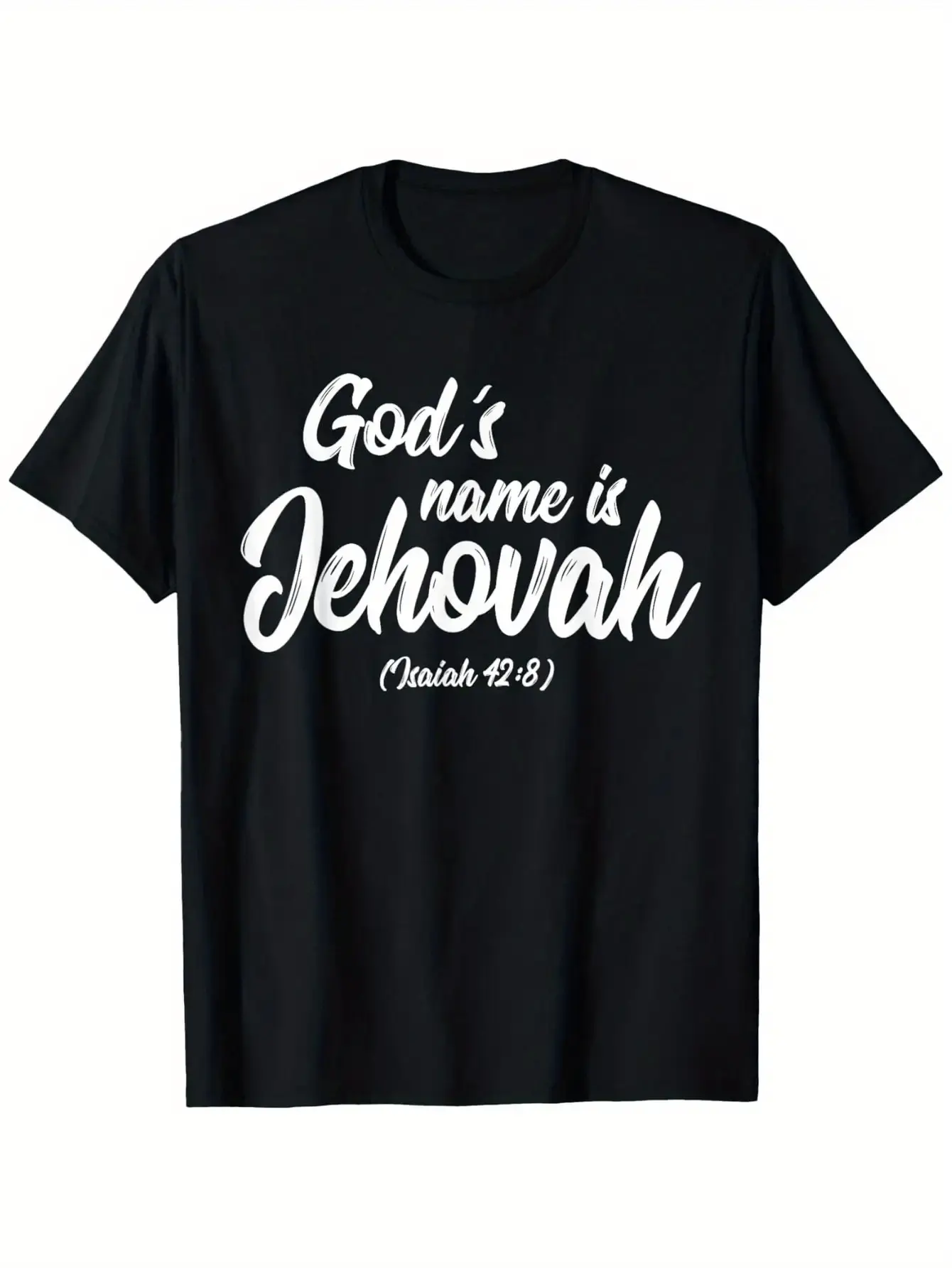 JW Ministry Jehovah T-Shirt - Black Religious Appa