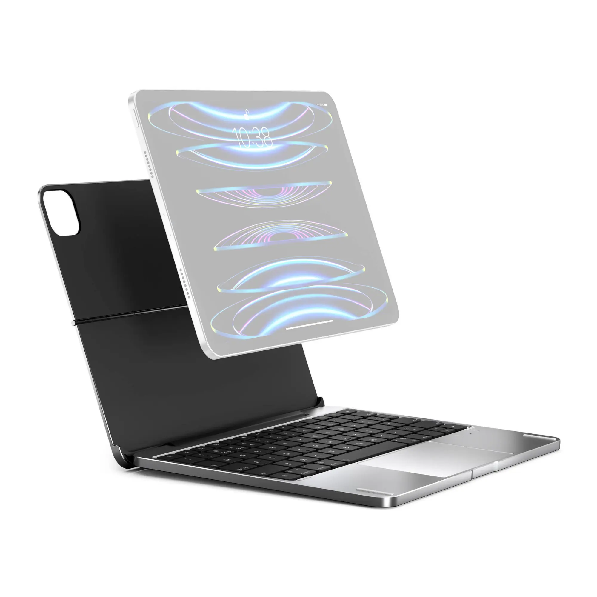 Brydge MAX 11.0 iPad Keyboard Case with Trackpad, Air 11 & Pro 11, Silver