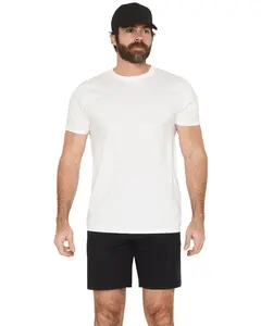 Rock & Roll Denim Men's And 8" Solid Stretch Chino Shorts - Bm68b08626-Blk