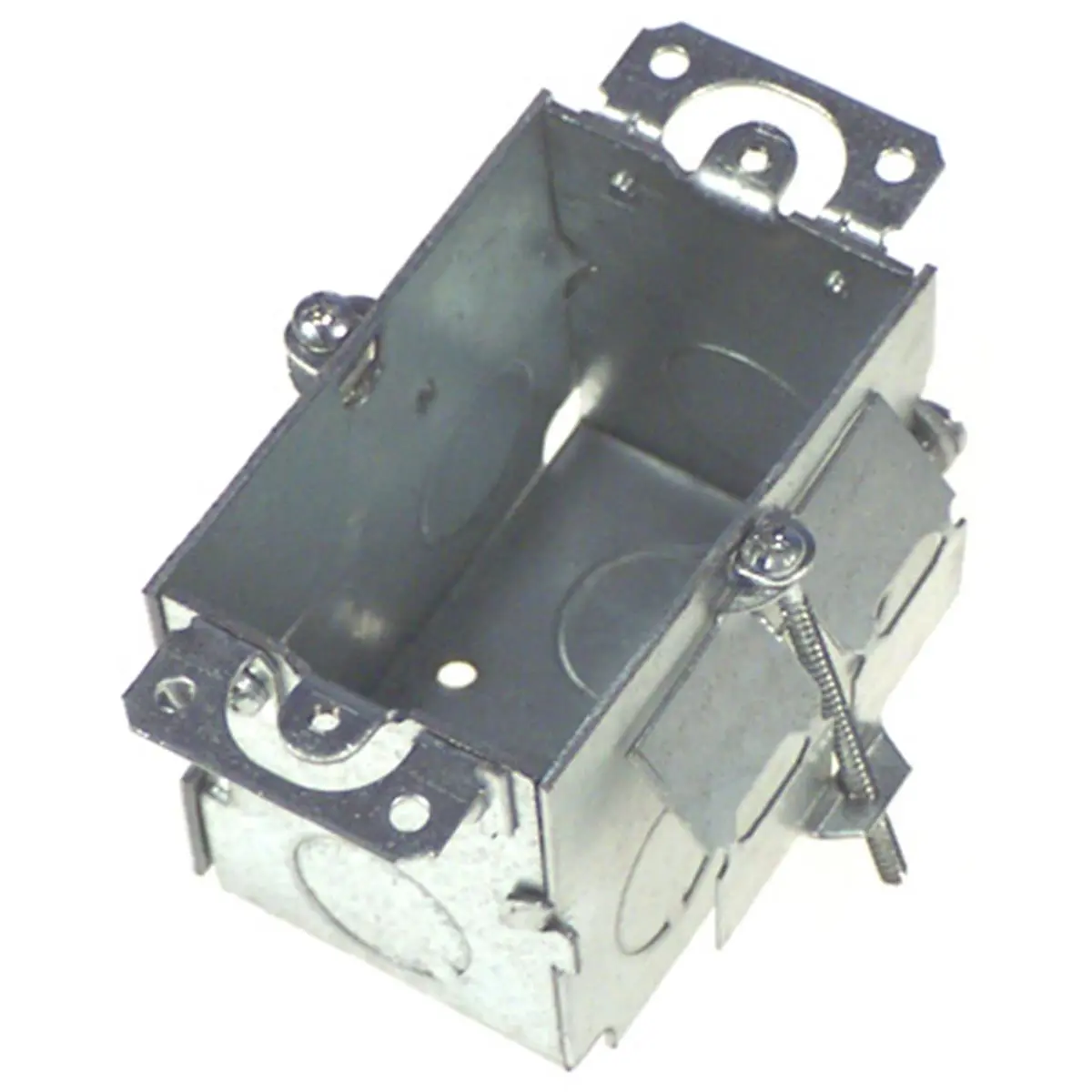 212 MAIN Single-Gang Rectangular Old Work Electrical Box - Hubbell Raco-Designed, Gangable, Plaster Ears, Bracketed Fix, Conduit & Cable Connector Compatible, 2.5x4.22x2.75in Home Supply Organizer