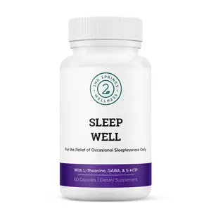 2nd Springs Sleep Well Calmness & Relaxing Support Formula - Powerful Blend with Magnesium, L-Theanine, GABA, and Melatonin - Enhances Relaxation + Promotes Healthy Sleep Patterns - 60 Capsules
