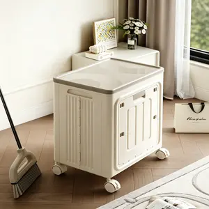 UFORU Laundry Basket with Wheels, Ventilated& Odor-Resistant, Portable Rolling Storage with Lid, SizeDetails in SKU Images, Assembly Guide in Main Image &Description