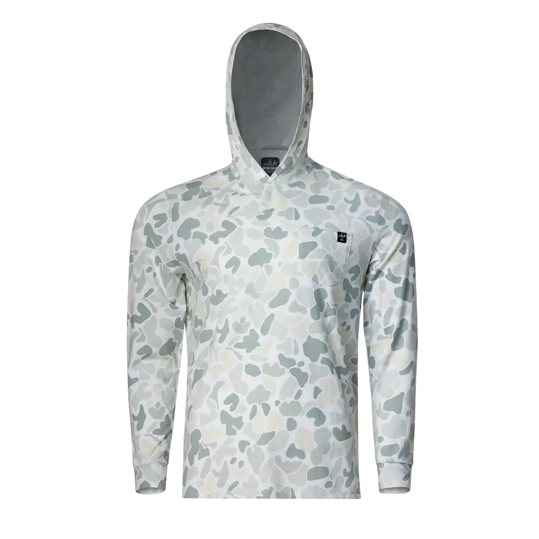 Sportsman Bamboo Long-sleeve Hoodie - Camo, Breathable,  All Seasons Athletic Hoodie