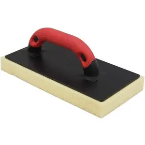 High Roller Replacement Sponge, 5 x 11 Inch Grout Cleaning System with Permanent Handle, Professional Tiling Tool for Grout Residue Removal