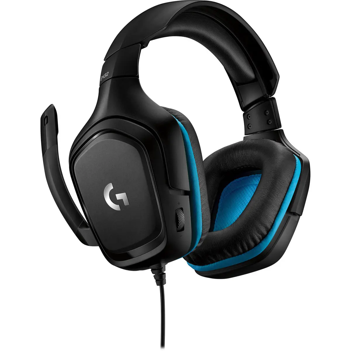 Logitech G G432 7.1 Surround Sound Wired Gaming Headset with Microphone