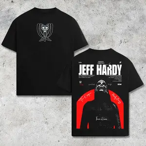 Jeff Hardy Charismatic Enigma Wrestling Graphic T-Shirt, Hardy Boyz Inspired Streetwear Tee, WWE TNA ECW Vintage Style Shirt, Artistic Face Paint Design, Oversized Cotton Unisex Casual Outfit, R