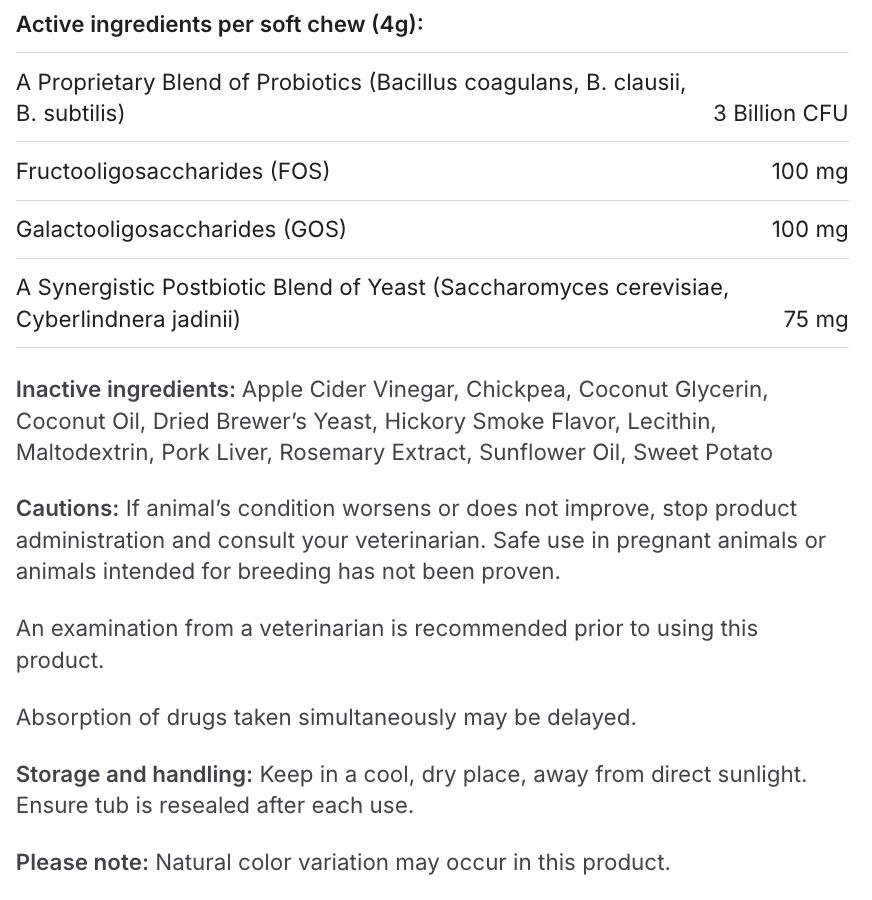 3x PetLab Co. Probiotics for Dogs Soft Chews for Seasonal Allergies, Gut, and Digestive Health. Vet-Reviewed, Premium-Quality Ingredients - Supplements