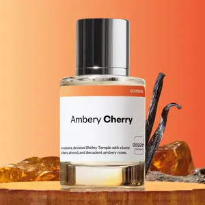 Ambery Cherry, Dossier, Unisex Perfume, 50ml-100ml, Eau de Parfum, Cherry, Almond, Cinnamon, Clove, Rose, Jasmine, Plum, Tonka Bean, Peru Balsam, Vanilla