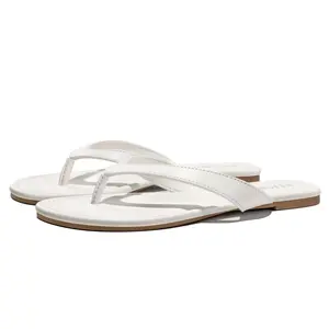 FITORY Women's Casual Flip Flops, Comfortable Thong Flat Sandals for Summer Beach Wear