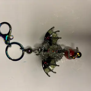 Beaded Fidget Tumbler Key Bar Stress Relief Toy Keychain Little Creature Bling Accessories for Tumbler Stylish and Sparkly