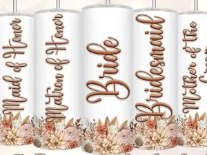 20oz Bridal tumbler, brides maid, mother of the bride, mother of the groom, bachelorette tumbler Bottle Classic classic flask