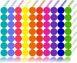 1400 PCS Colored Dot Stickers Round Color Coding Labels Classroom Must Haves, Circle Dots Labels Price Stickers Polka Circle Dot Stickers Label Stickers for Kids Office, Classroom Decor, Papers Etc