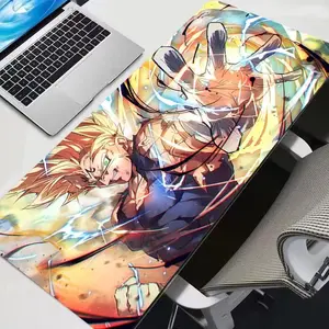 DBZ Mouse Pad, Anime Gaming Desk Mat with Durable Thick Design, Smooth Lycra Surface, Extended Keyboard Mousepad for Gamer Office Desk