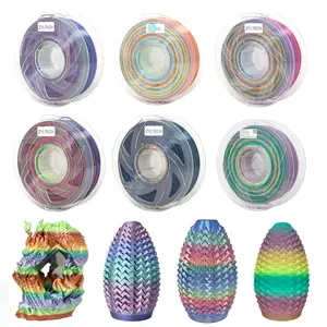 ZYLtech Rainbow Transitional Silk Series 3D Printer Filament 1.75 1 kg 2.2 lbs