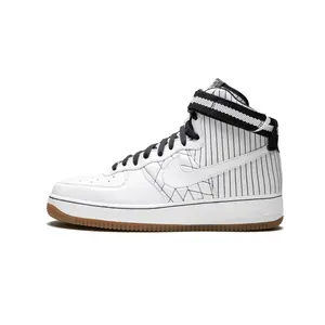 Air Force 1 High Premium "WHITE / WHITE-DARK OBSIDIAN" 332490 111