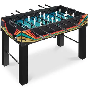 Best Choice Products Large 54in Full-Size Foosball Table for Home, Game Room w/ 2 Balls, 2 Cup Holders