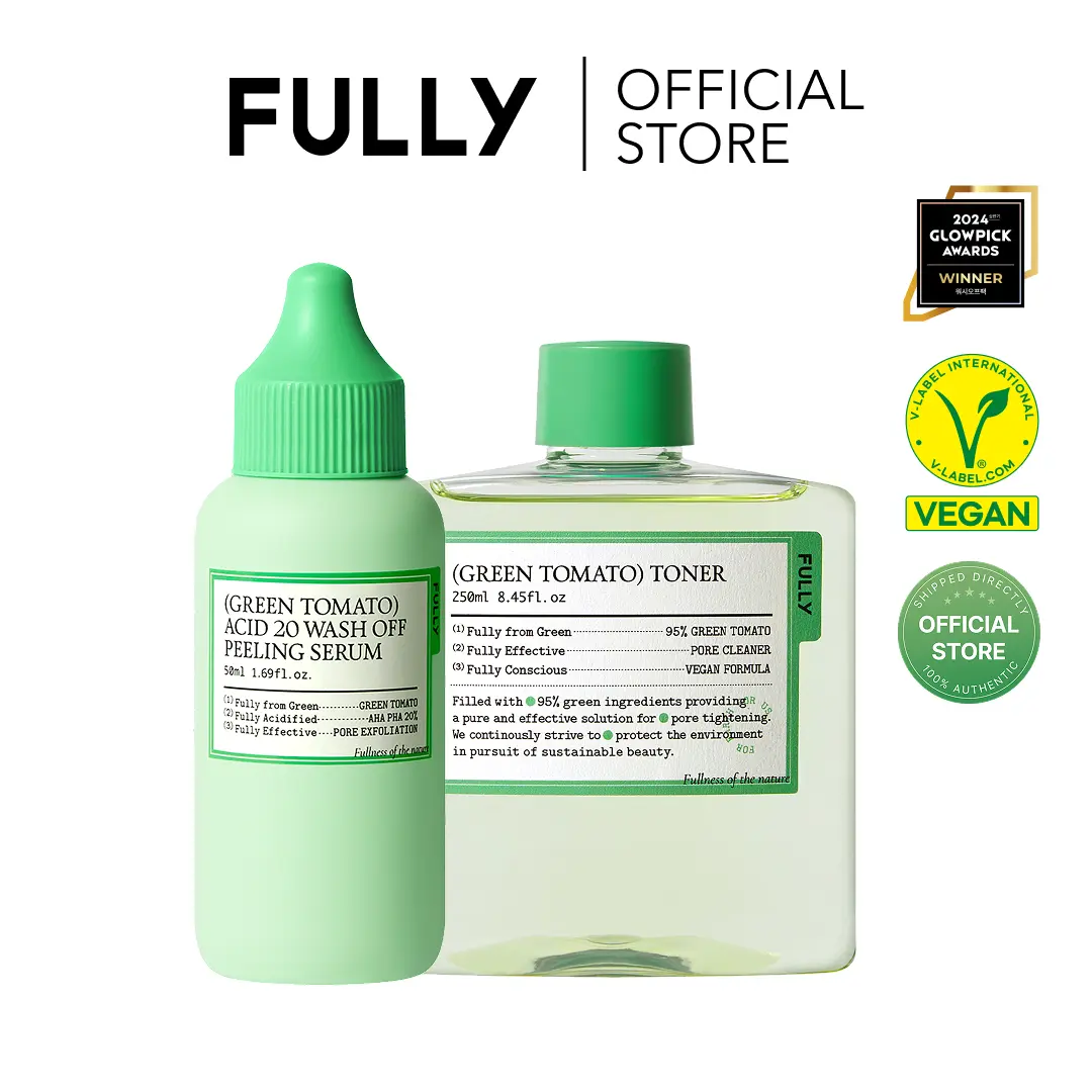 Green Tomato Peeling Serum + Toner