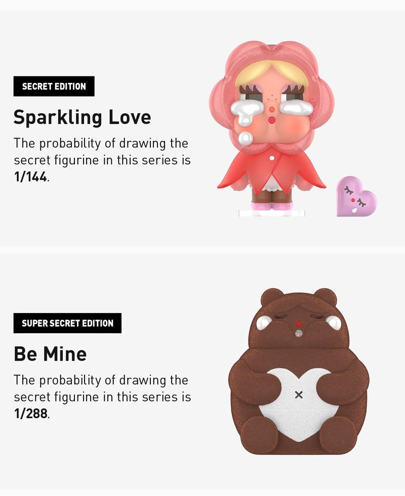 POP MART CRYBABY Crying For Love Series Figures, Blind Box POP MART CRYBABY Crying For Love Series Figures, Blind Box