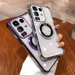 for Infinix Note 50 Pro+ 50S 50X 5G Magnetic attraction of magnifying glass Soft Phone Case Protective Back Cover, Cellphone Accessories